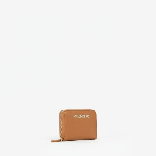 Mario Valentino Compact Zip Wallet Tan (VPS5A8137-089) Women