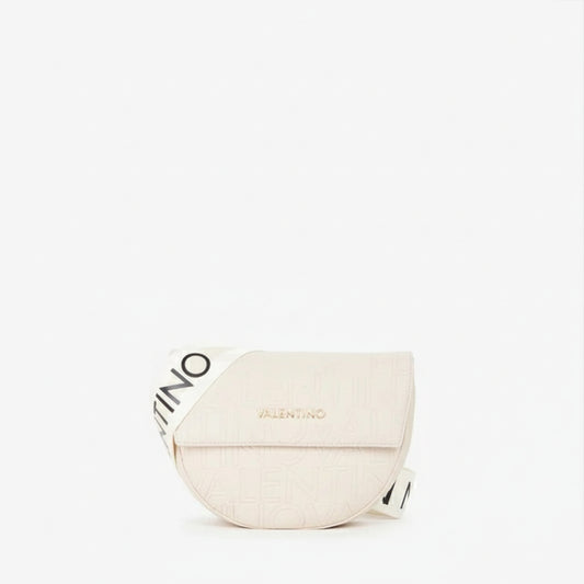 Mario Valentino Round Crossbody Bag Cream White (VBS8PG09-991) Women