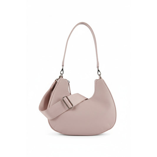 Mario Valentino Crescent Shoulder Bag Nude (VBS8ZG08-030) Women