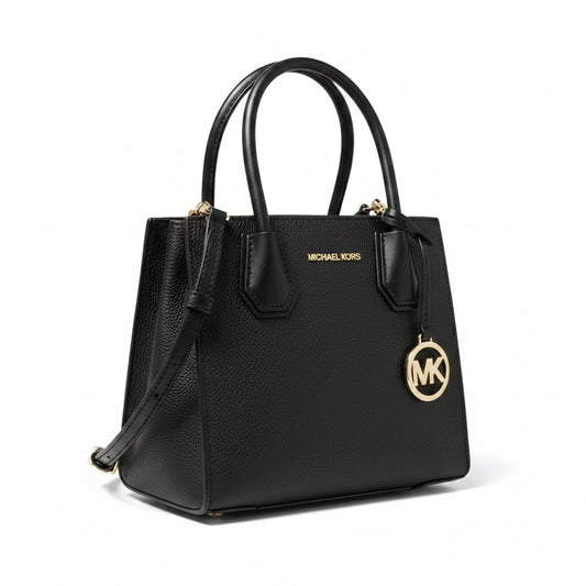 Michael Kors Black Leather Tote Bag (35S1GM9M2L-BLACK) Women