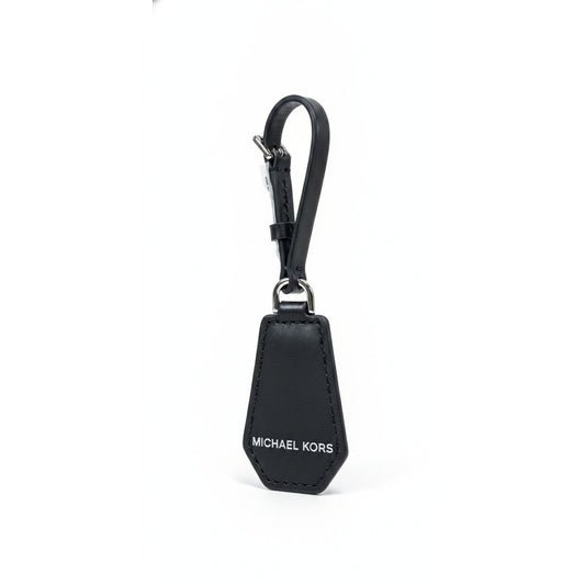 Michael Kors Black Leather Keychain Bag Charm, Women