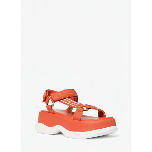Michael Kors Platform Sport Sandals Orange (49S5KAFS1D-RED-CLAY) Women