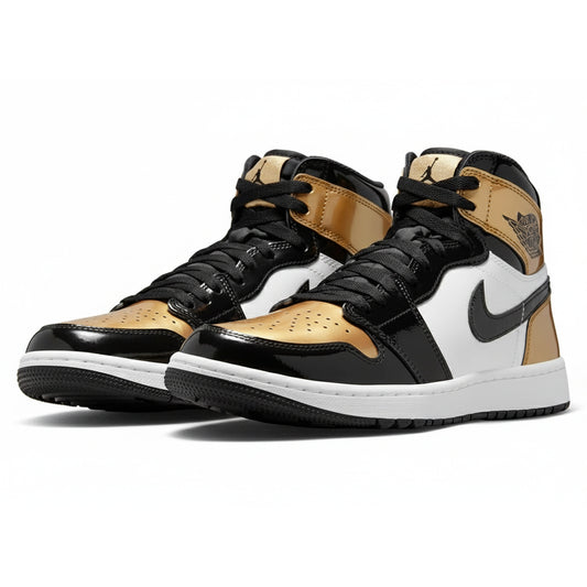 Jordan 1 Retro High Golf Patent Gold Toe, Men