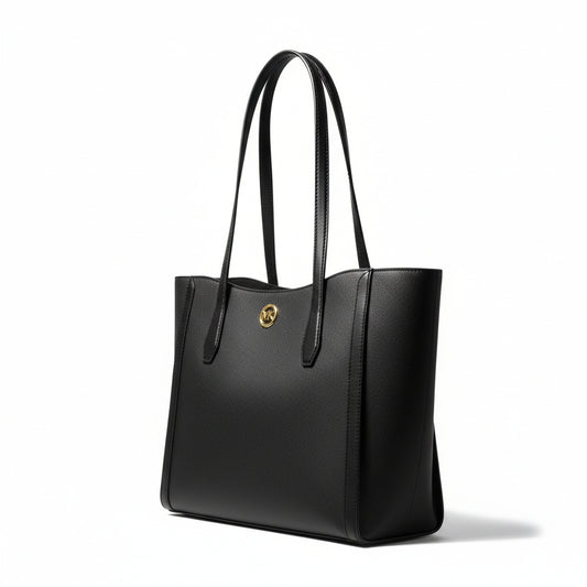 Michael Kors Black Leather Tote Bag (35S4S9GT3L-BLACK-OS) Women