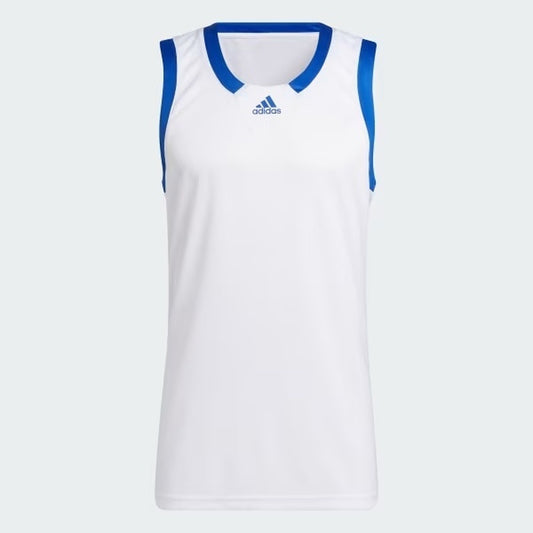 Adidas Icon Squad Sleeveless Tank White Royal, Men