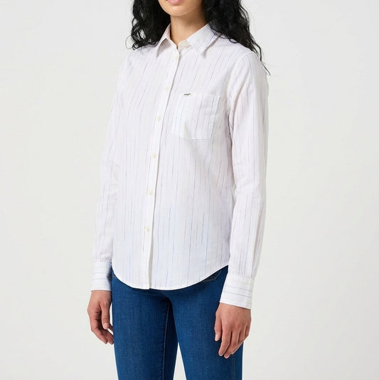 Wrangler 1 PKT SHIRT WORN WHITE (112356733) Women