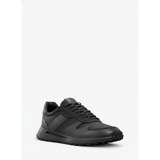 Michael Kors Black Mesh Running Sneakers (44S5DAFS1D-BLACK) Women