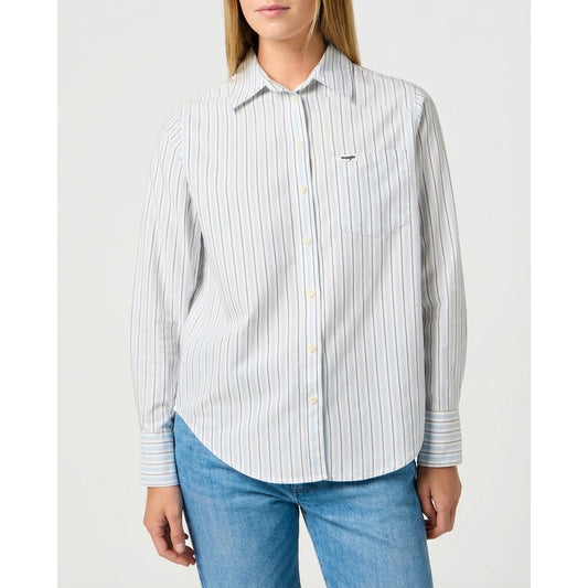 Wrangler 1 PKT SHIRT NIAGARA MIST (112362596) Women