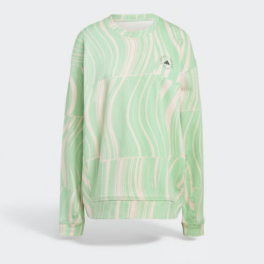 Adidas Hoodies aSMC GR SW SH (HT1105-GREEN_BLUE) Women