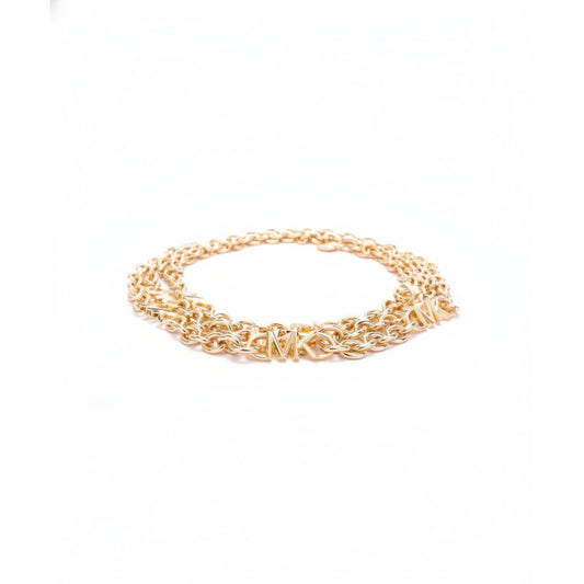 Michael Kors MK Logo Chain Belt Gold, Women