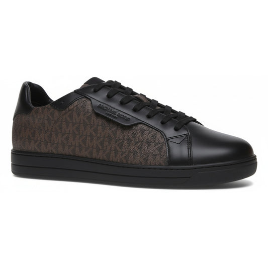 Michael Kors Signature Print Low Top Sneakers Brown Black (42F9KEFS1Q-BROWN_BLACK) Women