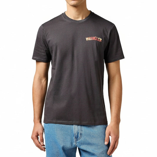 Wrangler Faded Black Graphic Tee, Men