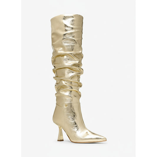 Michael Kors Scrunch Boot Pale Gold (49F5AMMB5M-PALE-GOLD) Women