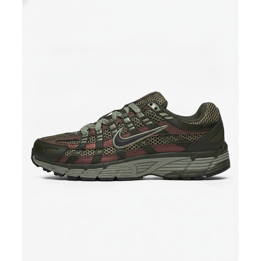 Nike P-6000 Olive Burgundy Trail Sneakers, Women