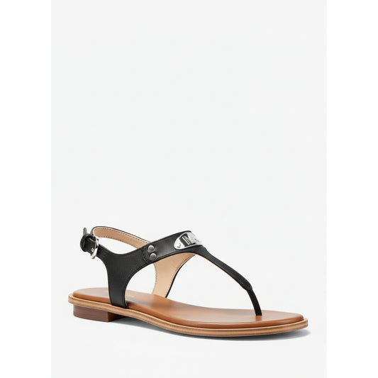 Michael Kors Plate Hardware Thong Sandals Black, Women