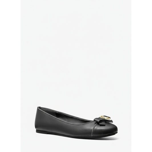 Michael Kors Bow Detail Ballet Flats Black (49H3HNFP1L-BLACK) Women