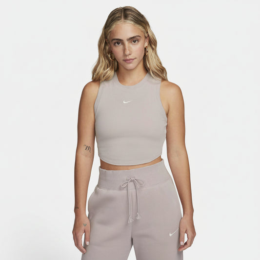Nike Sportswear Essentials Women's Ribbed Crop Tank Top, Women