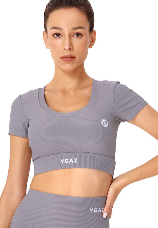 Yeaz CLUB LEVEL SHORT TOP Grey (ZZO2UX106-C00) Women