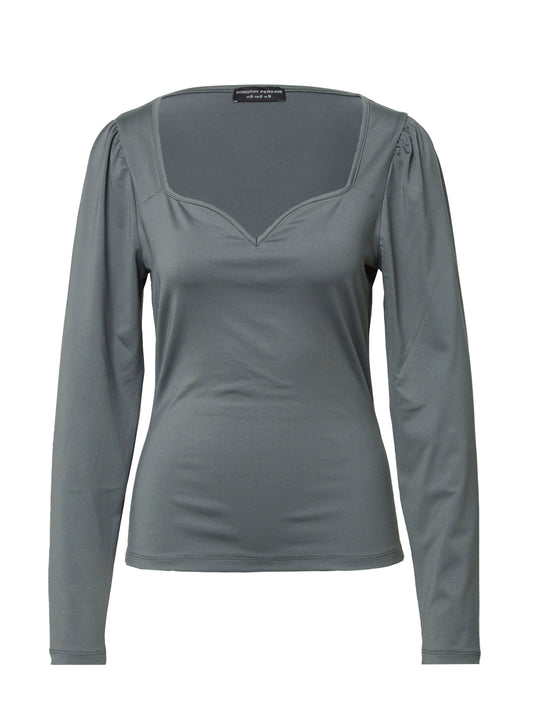 Dorothy Perkins Khaki Sweetheart Puff Sleeve Top (8777255) Women