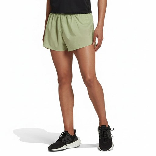 Adidas Women's Running Shorts Light Green, Women