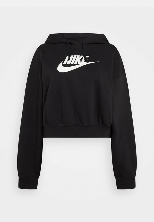 Nike Sportswear W NSW CLUB FLC GX CROP HDY Black (NI121J0LI-Q11) Women