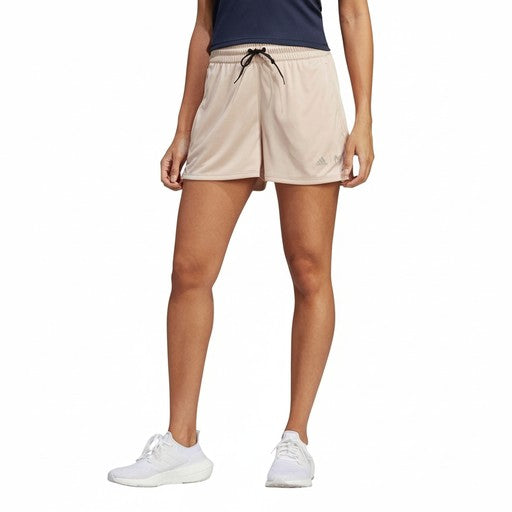 Adidas Performance Drawstring Athletic Shorts Beige, Women
