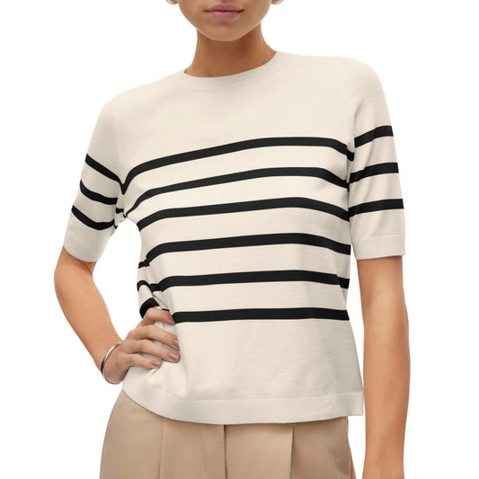 Vero Moda Saba Plain Sweater (10306829-BIRCH) Women