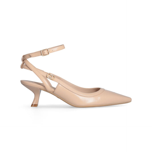 GEMY 02 - SLING BACK SHINY NAPPA NATURAL Women