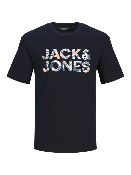 Jack & Jones Essentials JJEBRYAN CORP LOGO TEE SS O-NECK NOOS Moonbeam (12268127-Moonbeam) Men