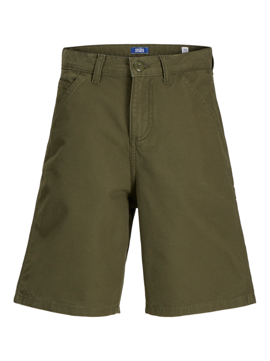 Jack & Jones Junior JJSTYD BARKLEY CARPENTER SHORTS LN JNR Olive Night (12270146-Olive Night) Kids