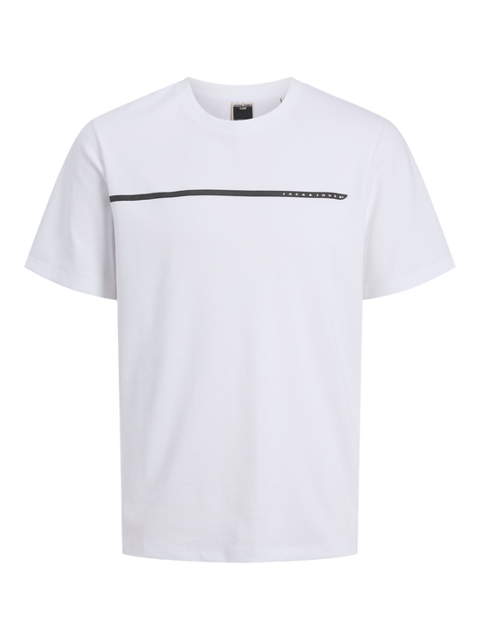 Jack & Jones Core JCOFUSION FULL BRANDING TEE SS CREW NOOS Aqua Gray (12273120-Aqua Gray) Men