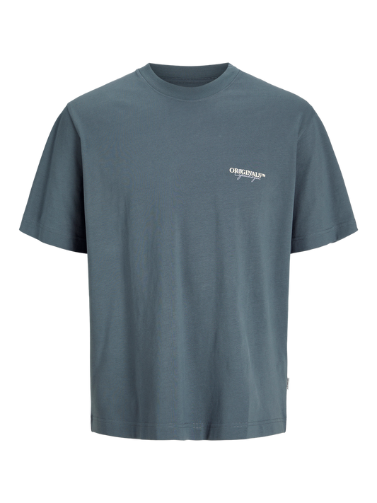 Jack & Jones Originals JORISLINGTON TYPE TEE SS CREW NECK SN Black (12273640-Black) Men