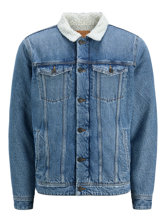 Jack & Jones Jeans Intelligence JJIJEAN JJJACKET W. SHERPA AKM 024 SN Blue Denim (12278460-Blue Denim) Men
