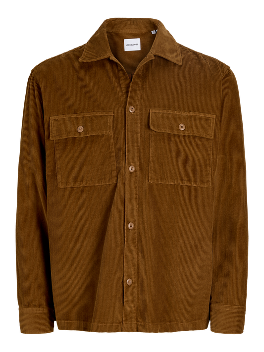 Jack & Jones Essentials JJEPERFECT CORDUROY OVERSHIRT LS SN Black (12278825-Black) Men