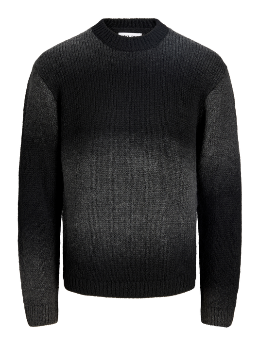 Jack & Jones Core JCOFADE SPACE DYE CREW NECK STYD AW25 Crockery (12294906-Crockery) Men
