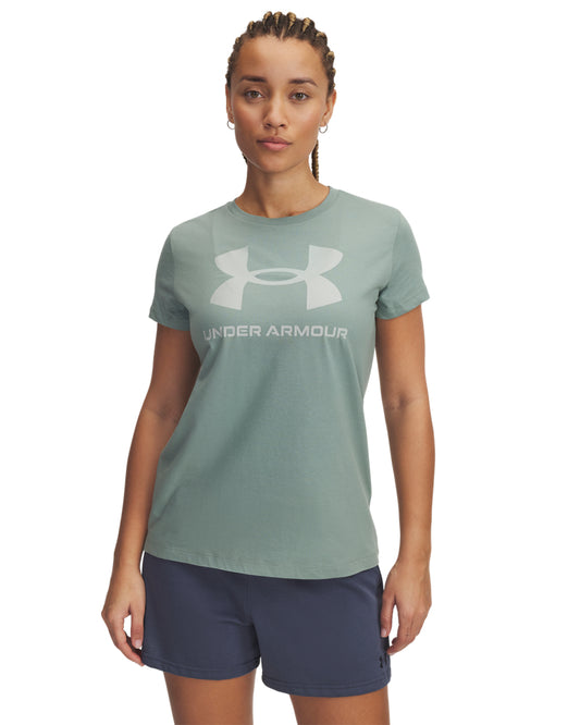 UA LOGO SS (1356305-348) Women
