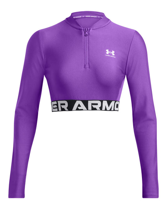 HEATGEAR RIB 1/4 ZIP LS (1388692-525) Women
