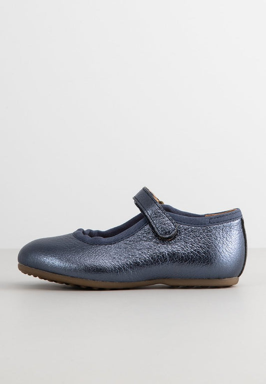 Bisgaard velcro ballerina blue (ZZO27HY01-K00) Kids