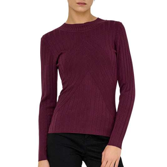 JDY Kate Knit Sweater (15207694-MAROONBANNE) Women