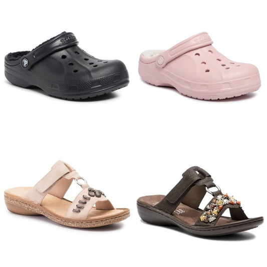 Crocs, Rieker - Women Footwear cover