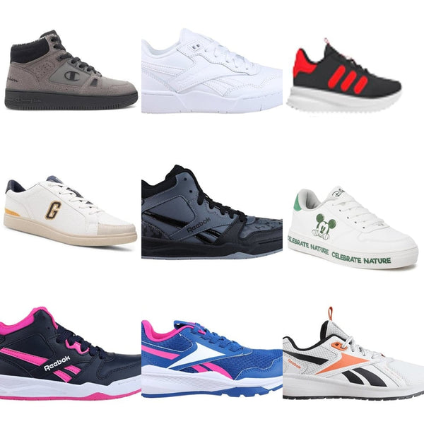 Kids' Sports Shoes - Reebok, Champion, adidas cover