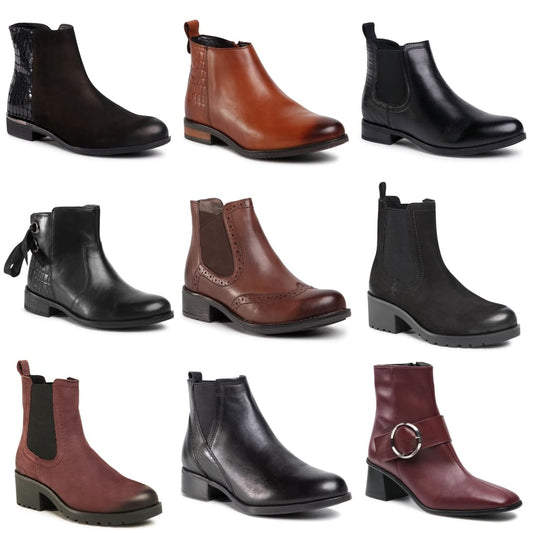 Women's Leather Ankle Boots - Lasocki, Gino Rossi cover