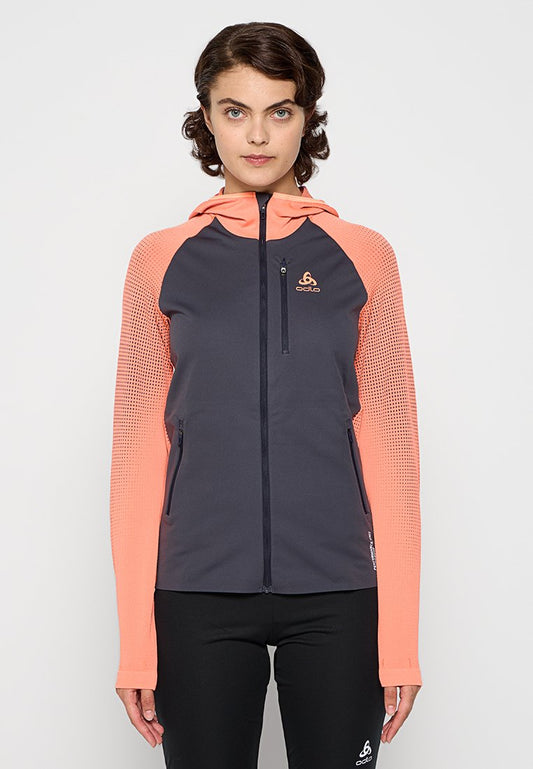 ODLO X ALP PK WINDPROOF Salmon (ZZO2TTW48-S00) Women