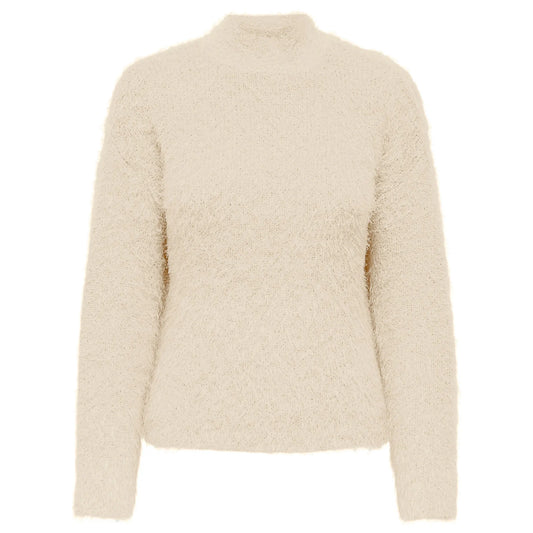 Only Lulu Highneck Knit Sweater (15350651-CLOUDDANCER) Women