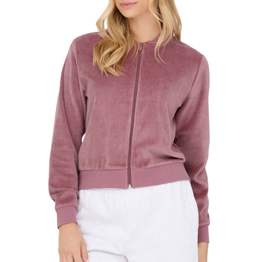 JDY Vida Velvet Zip Vest (15361059-ROSEBROWN) Women