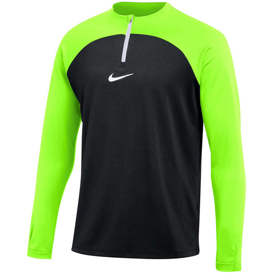 Nike NK Dri-FIT Academy Drill Top K Sweatshirt Black and Green DH9230 010 Men