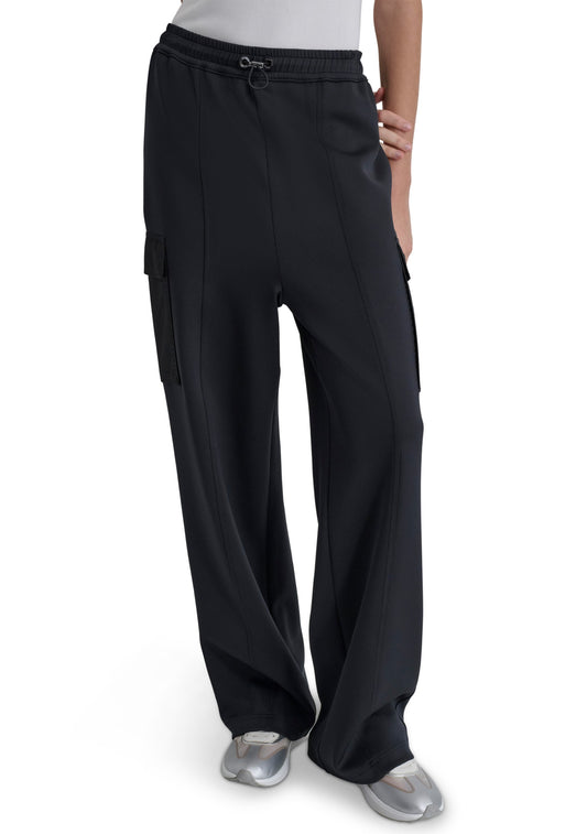DKNY Pull On Nylon Patch Pants (P4MF6XQM) Women