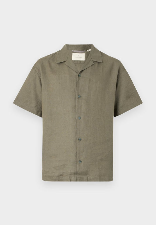 Jack & Jones Premium JPRCCLAWRENCE LINEN RESORT S/S SHIRT LN Tea Leaf (12277240-Tea Leaf) Men