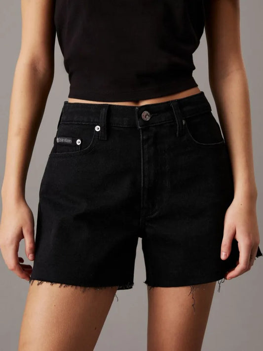 Calvin Klein Womens Shorts J20J2251541BY Denim