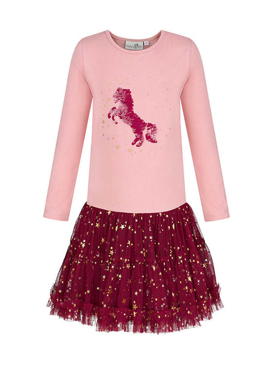 happy girls by Eisend Dress Pink / Burgundy Kids